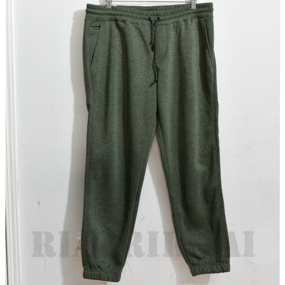 Green NWT Weatherproof Vintage Men's Fleece Lined RimRock Jogger Sweat pants - Picture 2 of 6